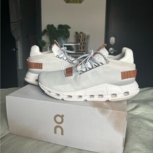 On cloud cloudnovas size 7.5 white pearl